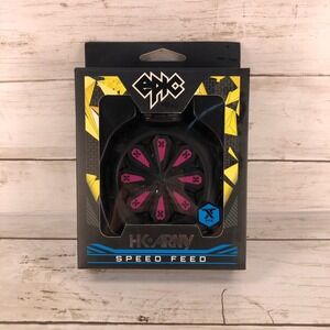 HK Army Epic Speed Feed TFX Paintball Loader Lid Vivid Pink‎ Black SF Feed